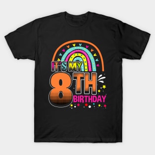 Daughter 8th Birthday for 8 year old girlie T-Shirt